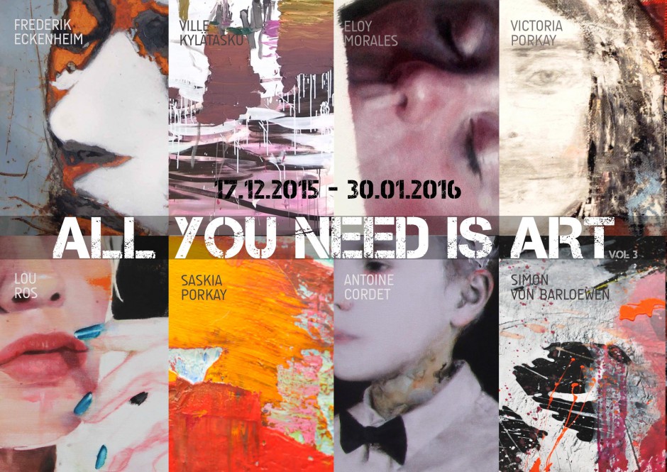 Group Exhibition „ALL YOU NEED IS ART Vol. 3“ | 17.12.2015 – 30.01.2016 | Galerie flash, Munich